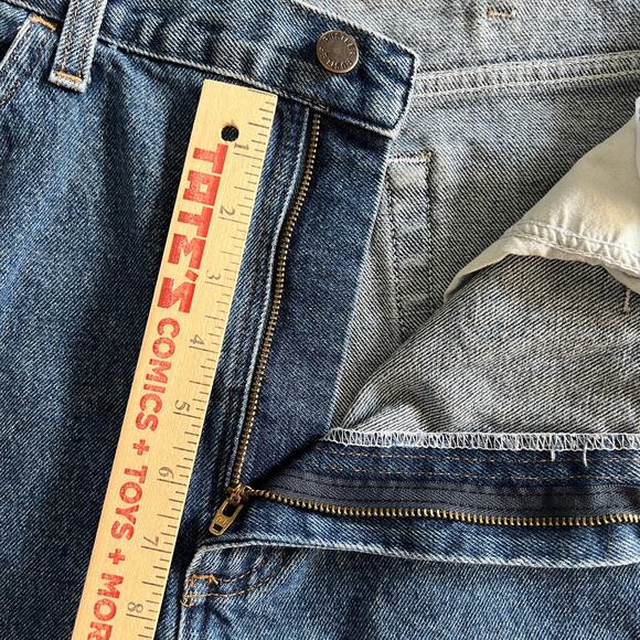 Rustler Classic Blue Denim Jeans Men’s 36x32 Straight Leg Medium Wash - Picture 4 of 11